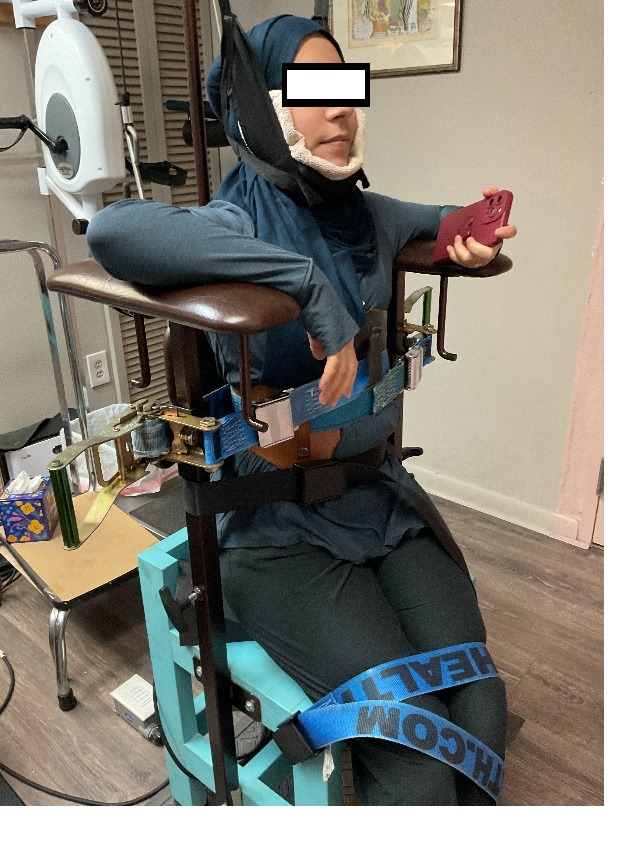 Scoliosis treatment chair